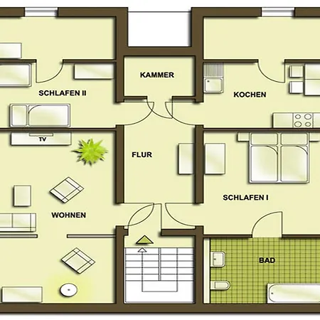 Haus Irene Whg 04 ヴィラ ゼリン